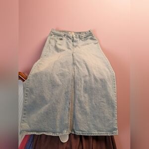Universal Thread Light Blue Denim Skirt